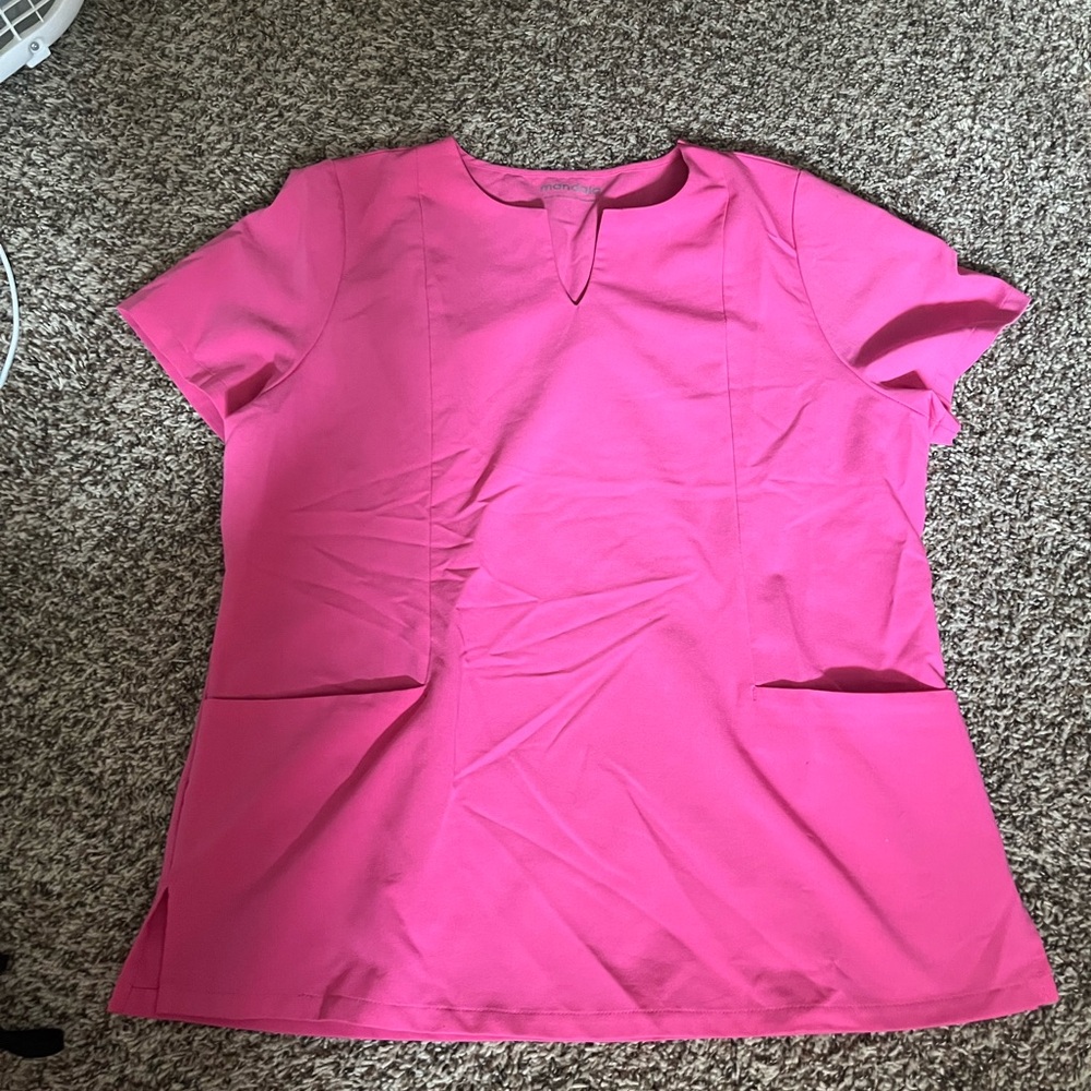 Pink Women's Scrub Top